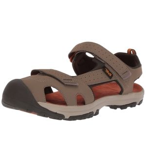 Teva Big Kid's Hurricane Toe Pro Sandal Walnut